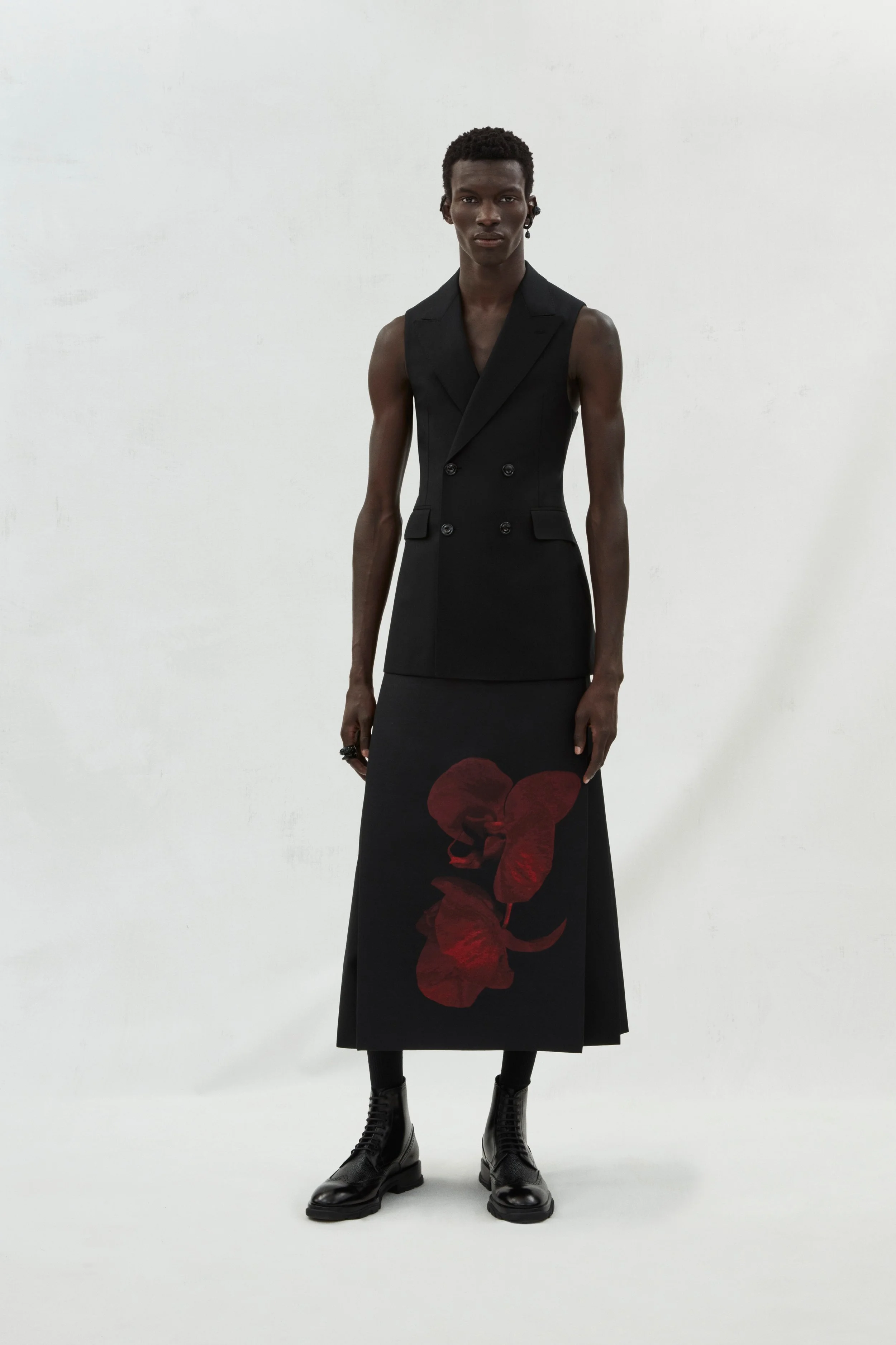 ALEXANDER MCQUEEN ネイビー スラックス SchaferandweinerShops SV - Alexander McQueen Tree Graffiti